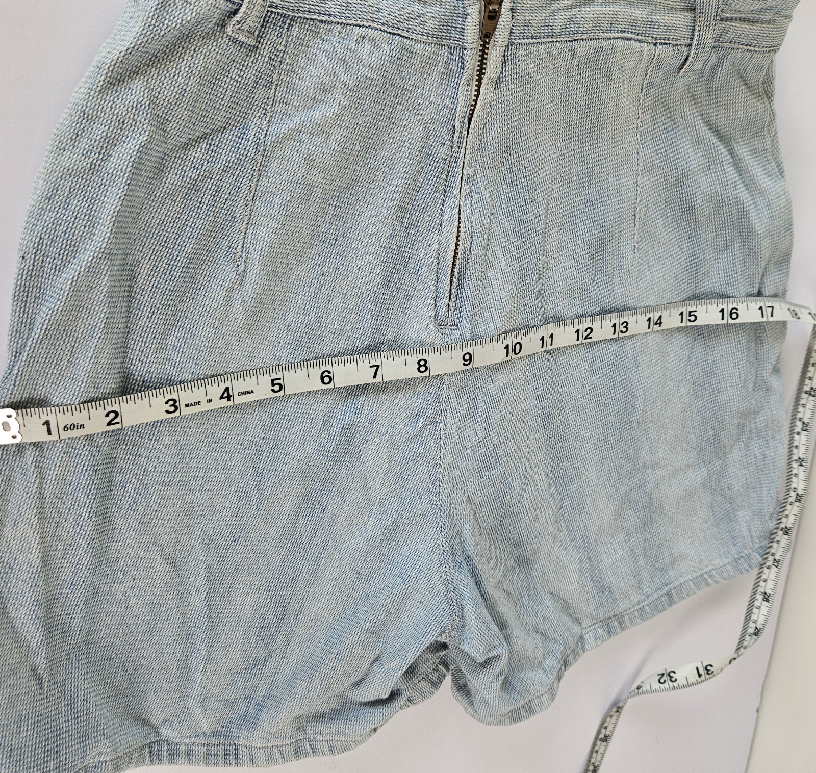 VINTAGE 80s 90s SQUEEZE JEANS OVERALLS WITH SKORT DENIM ROMPER Boho Hippy Grunge