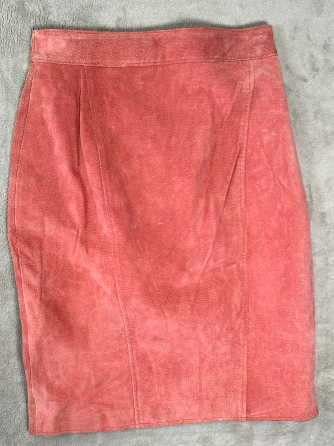 Vintage 1980’S CHIA Suede and Leather Woman’s Size 10/ 26 Inch Waist Length 22
