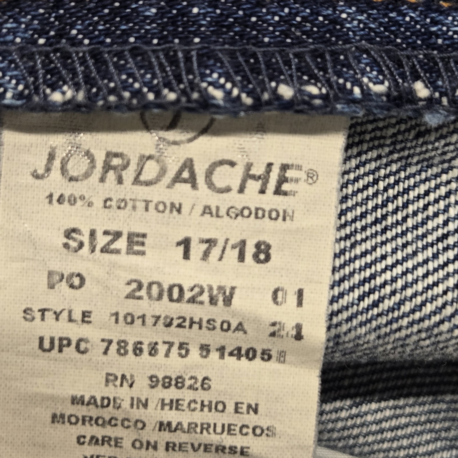 Vintage Jordache Womens Mom Jeans Size 17/18 34×30 Blue Bootcut Mid Rise