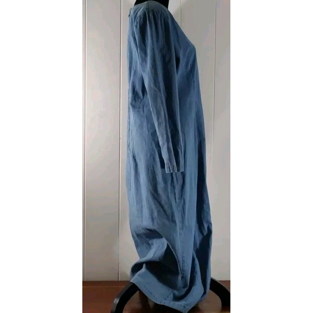 Y2K 90s Vintage MHM Melissa Harper Modest Prairie Denim Maxi Dress 1990’s XL