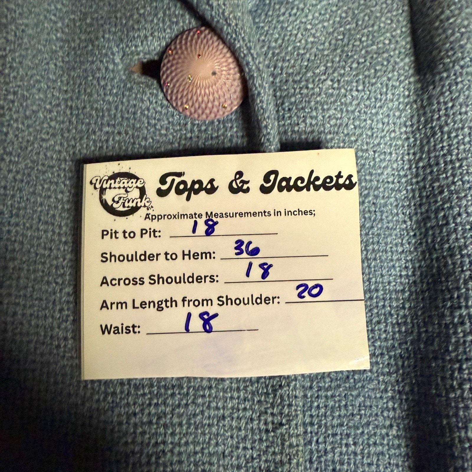 1960s Ransohoff’s San Francisco Bouclé Coat – Light Blue, Vintage Mid-Century