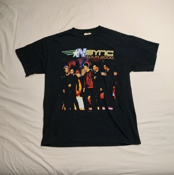 NSYNC Tour 2000 Double Sided T-Shirt Large Winterland Tag Y2K
