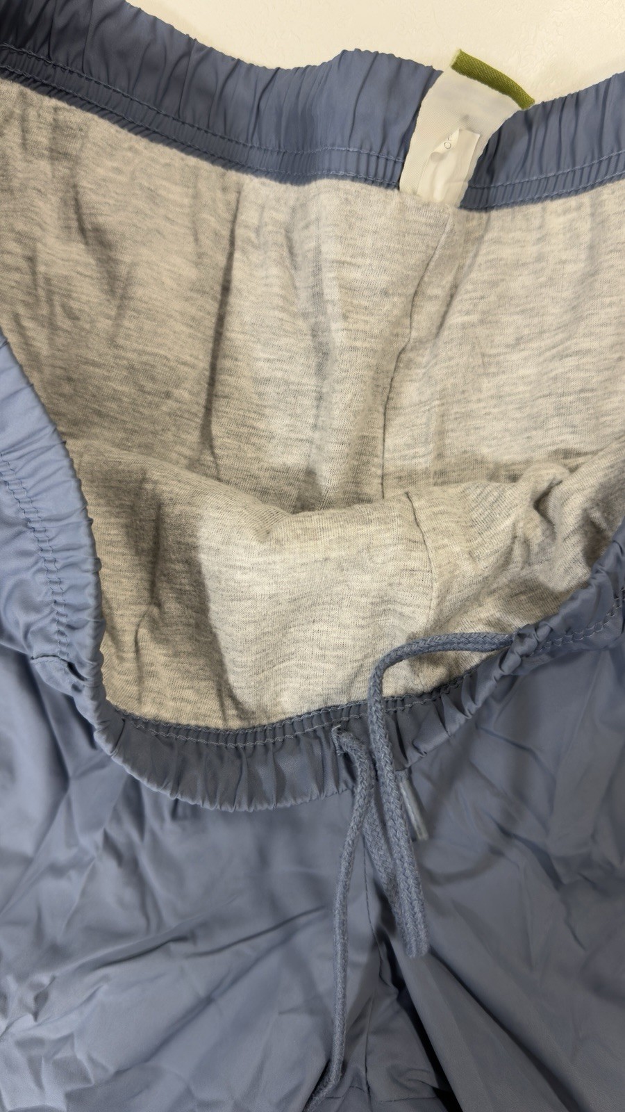 VTG Old Navy 2 Piece Blue Yellow Lining Cotton Track Suit Jacket Pants XXL Y2K
