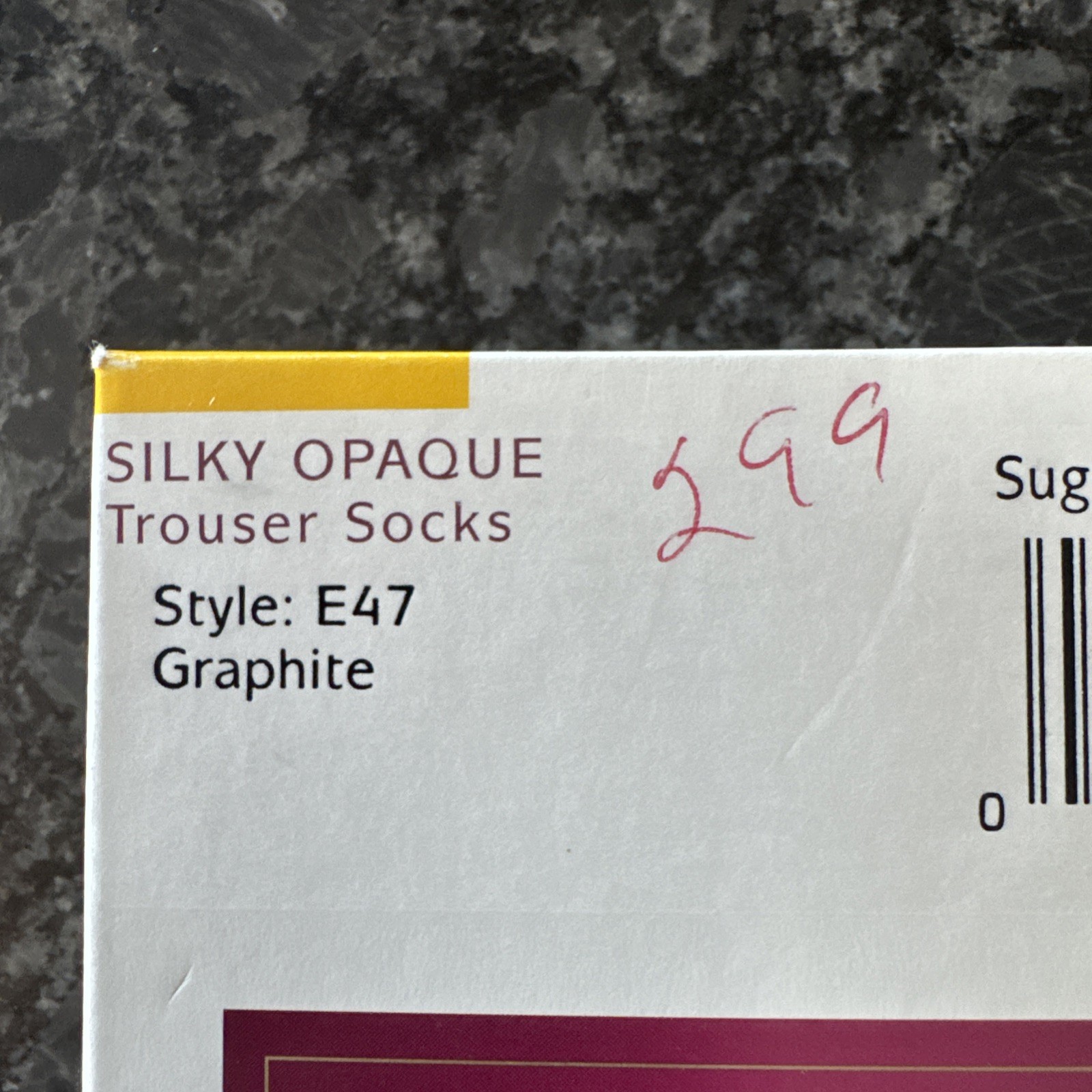 Hanes Silk Reflections Trouser Socks Vintage 1998 Graphite Silky Opaque OSFM E47