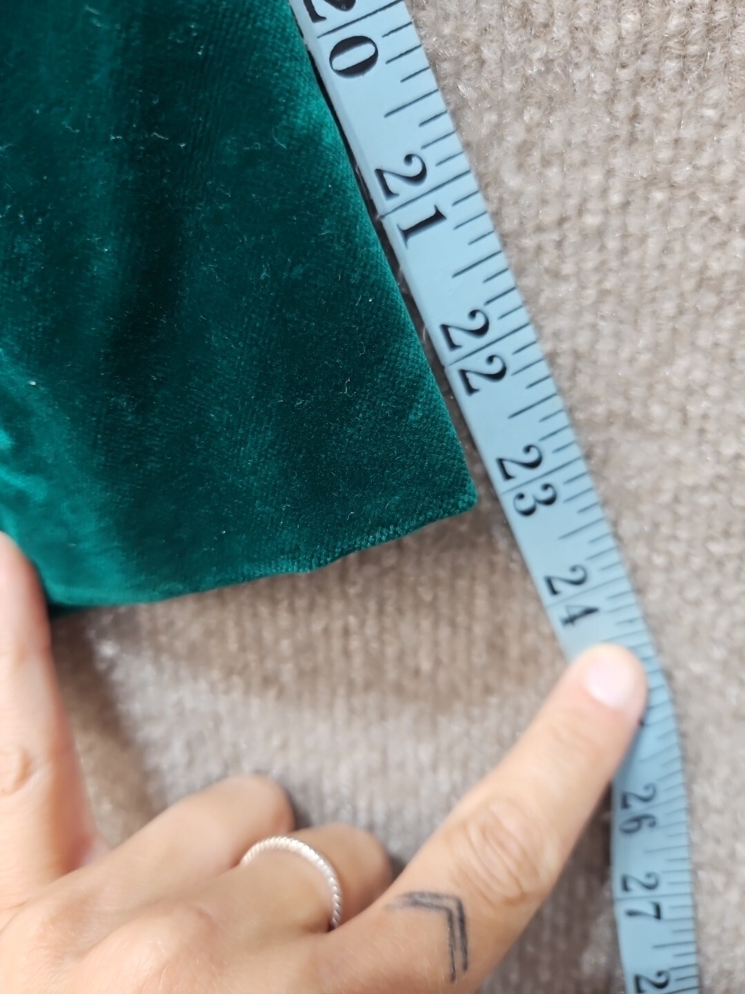 Vintage Lou Ritchie of Montreal Velour Dress Coat Emerald Green
