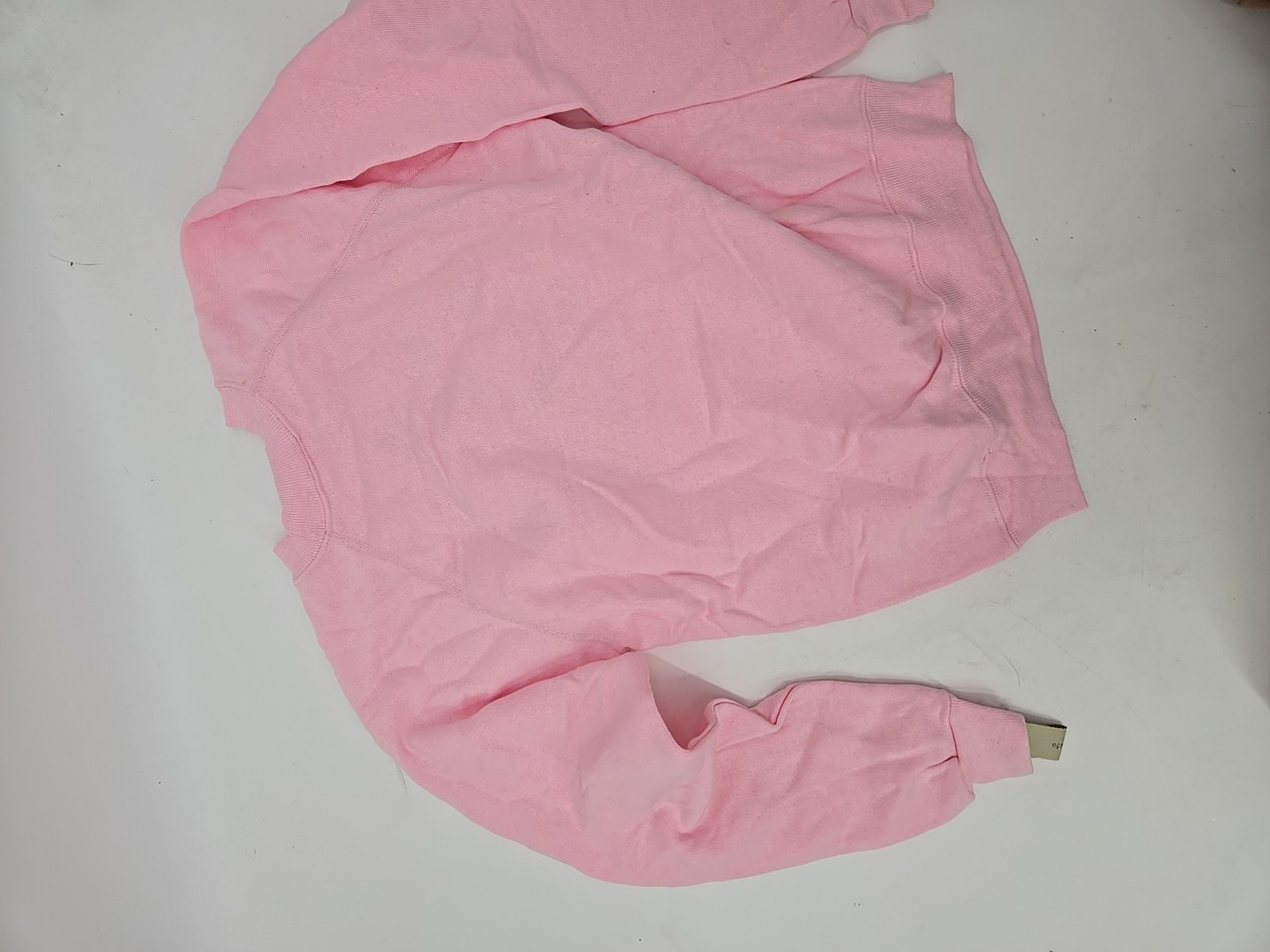 Vintage Deadstock 1980s Pink Sweatshirt, Think Irish, Hanes L 14-16 Womens Xs
