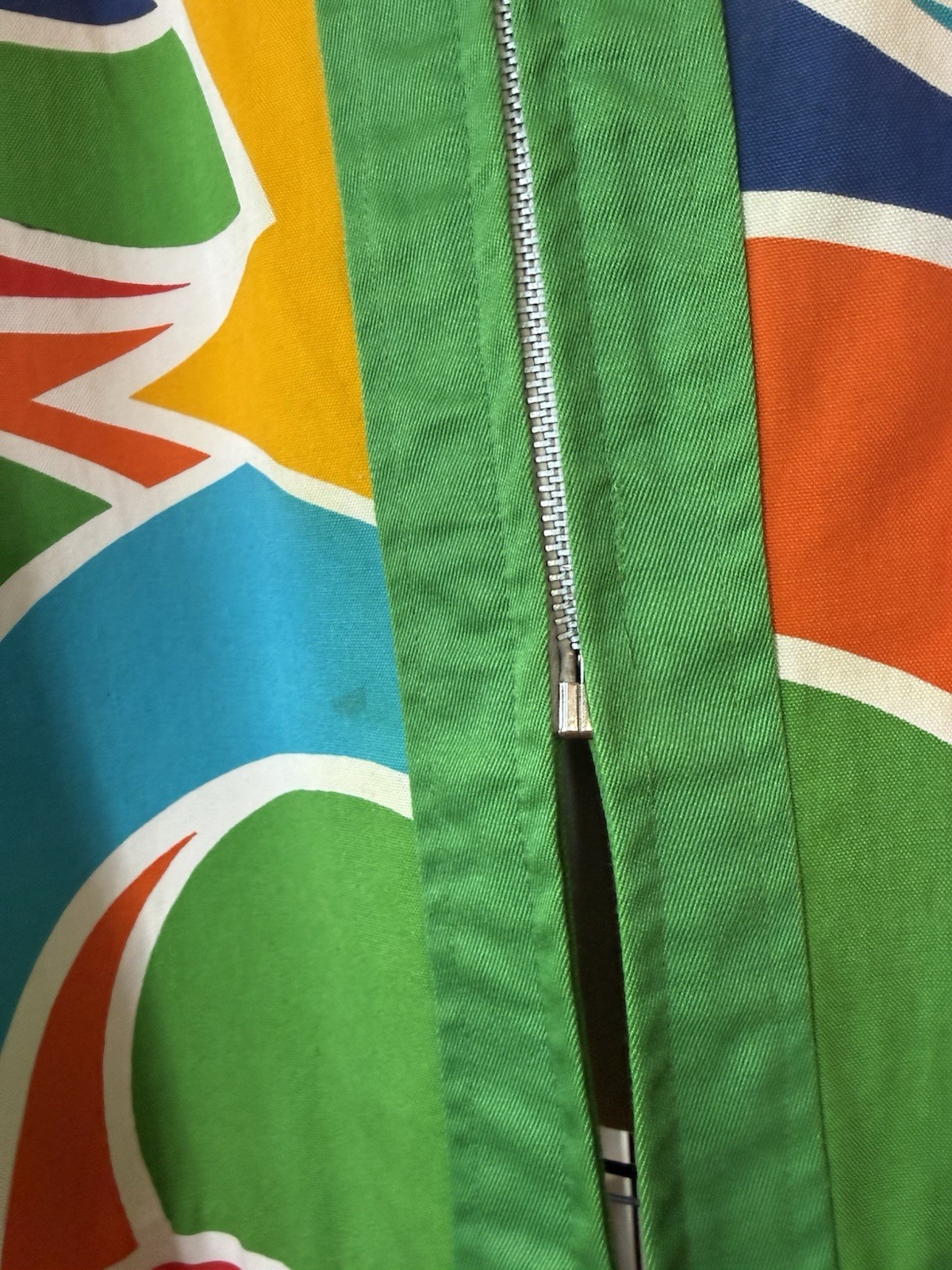 60s Mod Psychedelic Pop Art Print A-Line Swing Coat/ Statement Jacket/Mini Dress