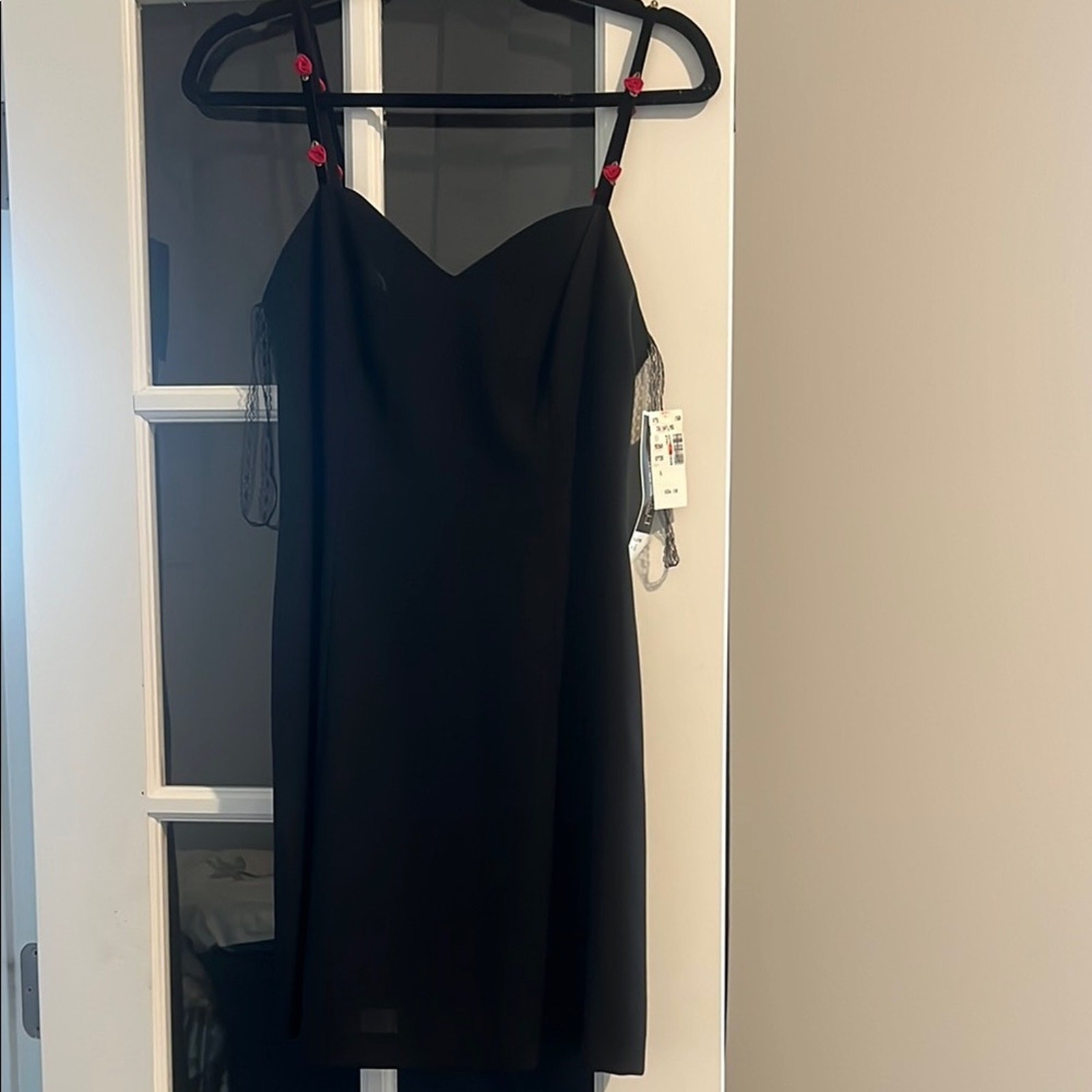 NWT Steppin’ Out Black Slip Dress Vintage Chic Y2K Size 5 Whimsigoth vampy Party
