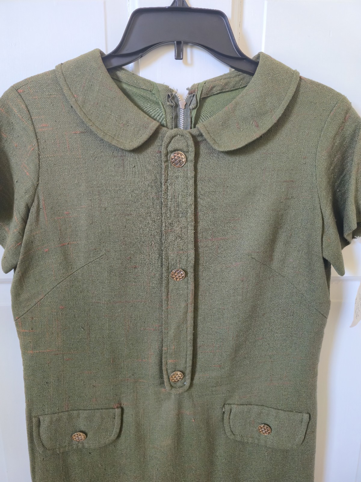 Vintage Olive Dress 1968 ✨️GORGEOUS✨️