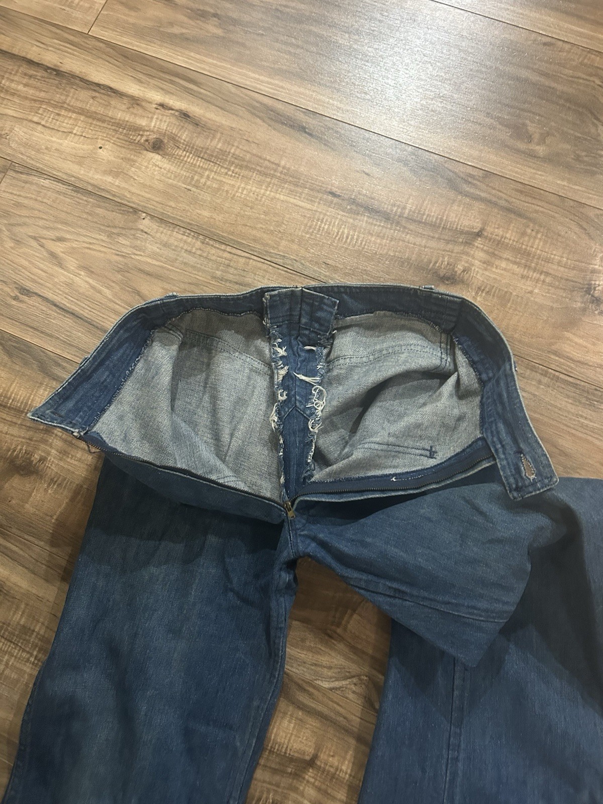 13 Star USN Waves Denim Trousers WWII 1950s Size 25”x29” Military Denim Army USA
