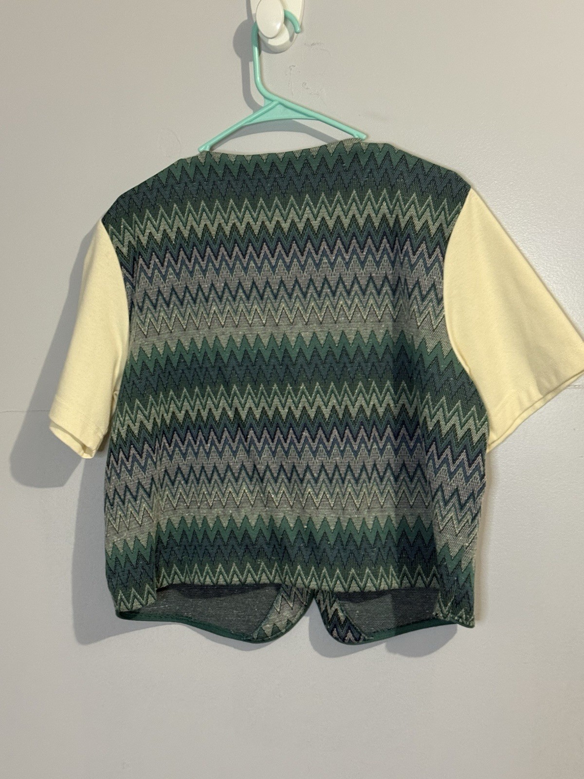 Vintage 1990s Alfred Dunner USA Womens Top/Vest Set 7362 Cottage/Grandma Core PL