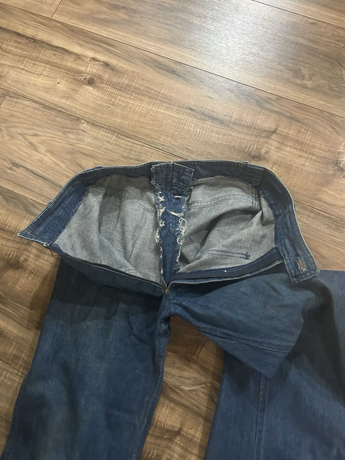 13 Star USN Waves Denim Trousers WWII 1950s Size 25”x29” Military Denim Army USA