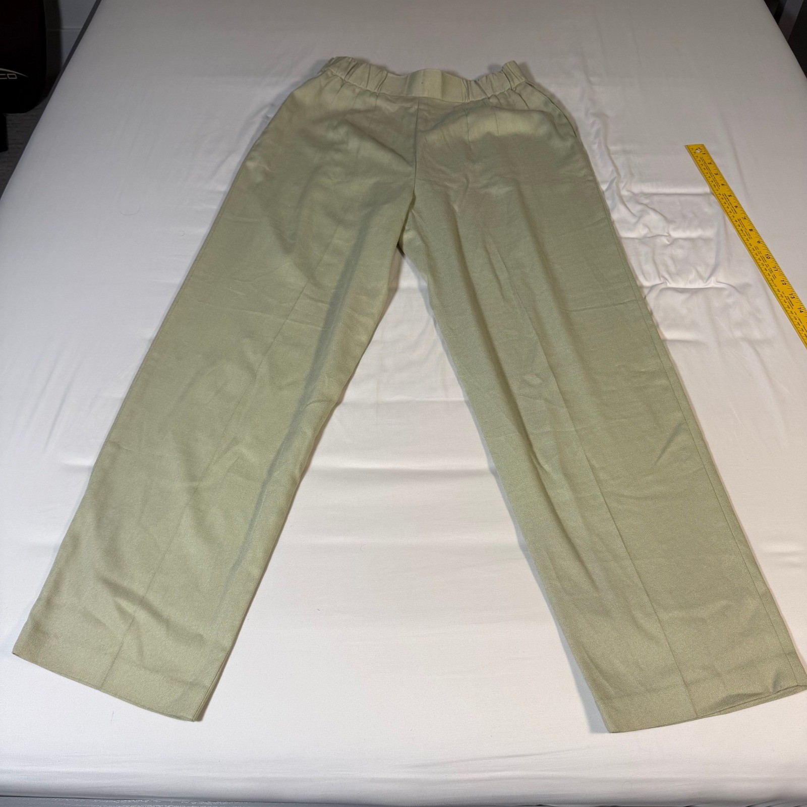 Side Effects Vintage 90s High Waisted Pleated Trousers Sage Green Made in USA M