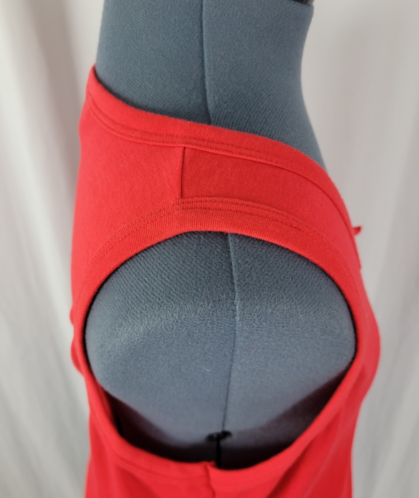 Vintage Objectives Red Knit Sleeveless Top w Waistband Size 40