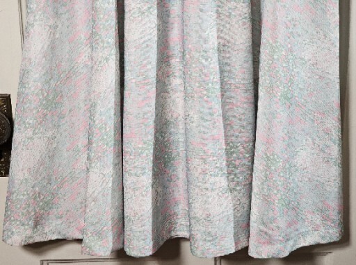 VTG Minerva Fashions Dress Women’s M/L Pastel Pink Green Floral Career Witchcore