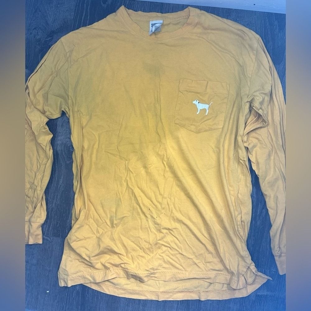 Victoria’s Secret Pink Long Sleeve Shirt Yellow Size XS