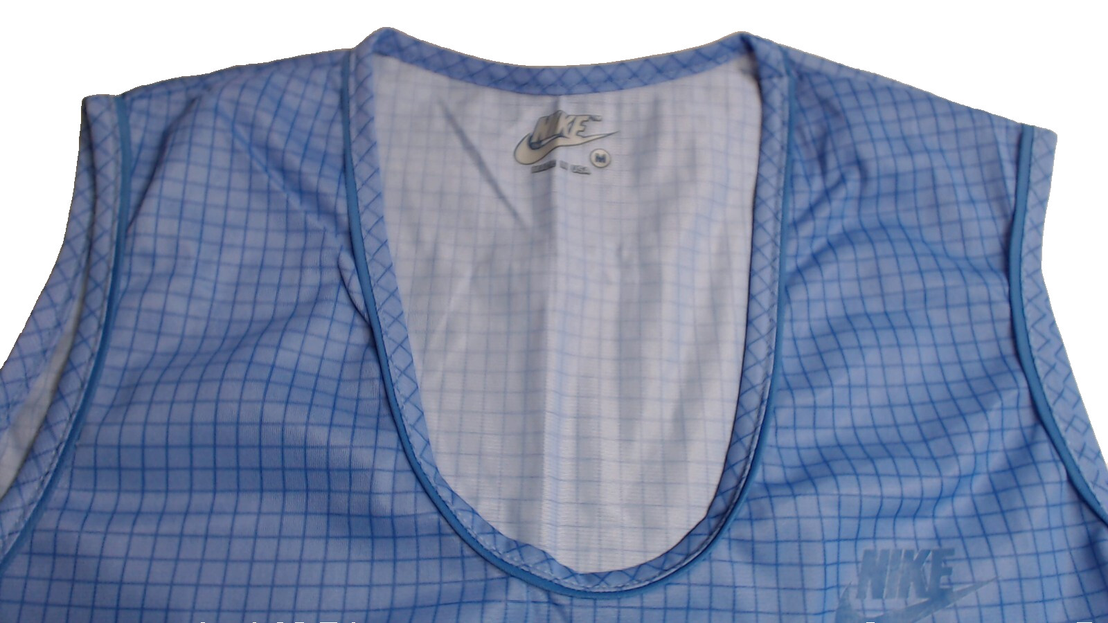 Vtg 80s Nike Tank Top Wmns M Sleeveless Shirt NWT Lavender, Blue Running Workout