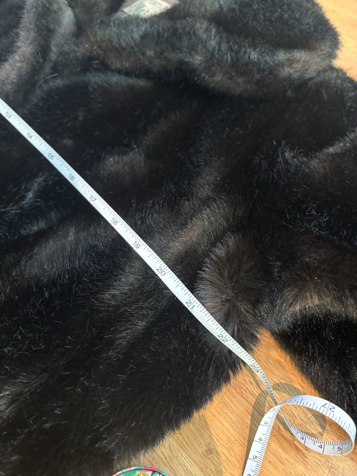 Vintage 1970s Mincara by Russel Taylor for Lord & Taylor faux Mink cocktail coat