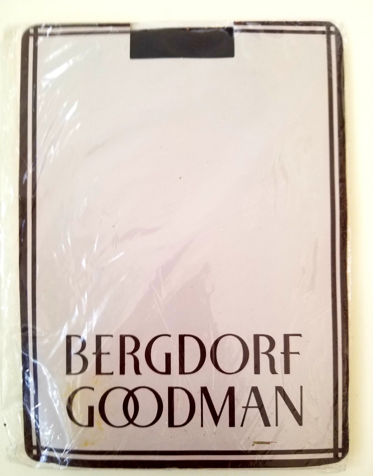 Vintage Bergdorf Goodman Opaque Nylon Pantyhose Sz A 4’6″-5’3″ Espresso Brown