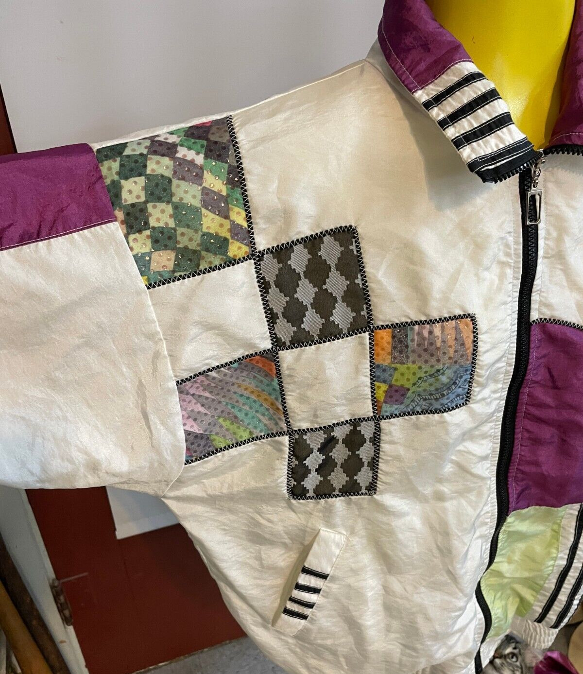 Vintage Great Cavalier By St Paul Women’s Multi Color Windbreaker 1980’s