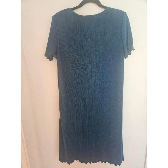 Blair Plisse-Tiered Dress Woman’s Teal Size 18 *Y2K VINTAGE*