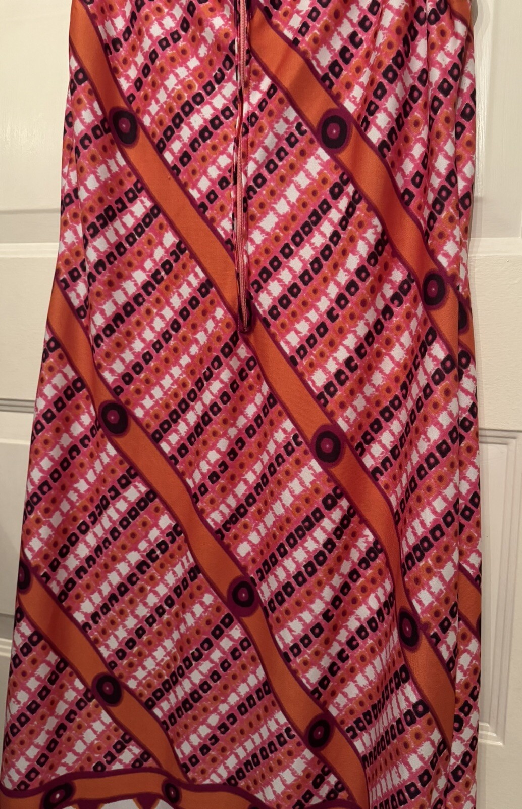 VTG Angela Lanza -Jonathan Phillips Women’s Maxi Dress Italy SizeS/M Belt Go Go