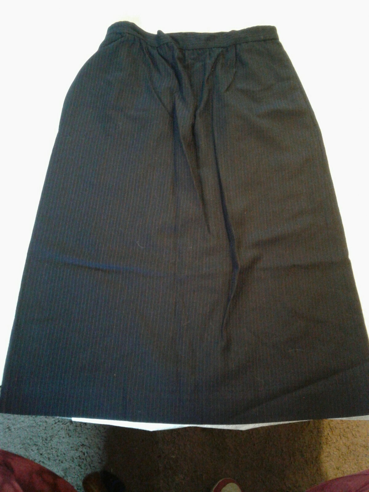 Vintage Saville Women Size 6 Pinstripe Skirt Suit Blazer (CB13)