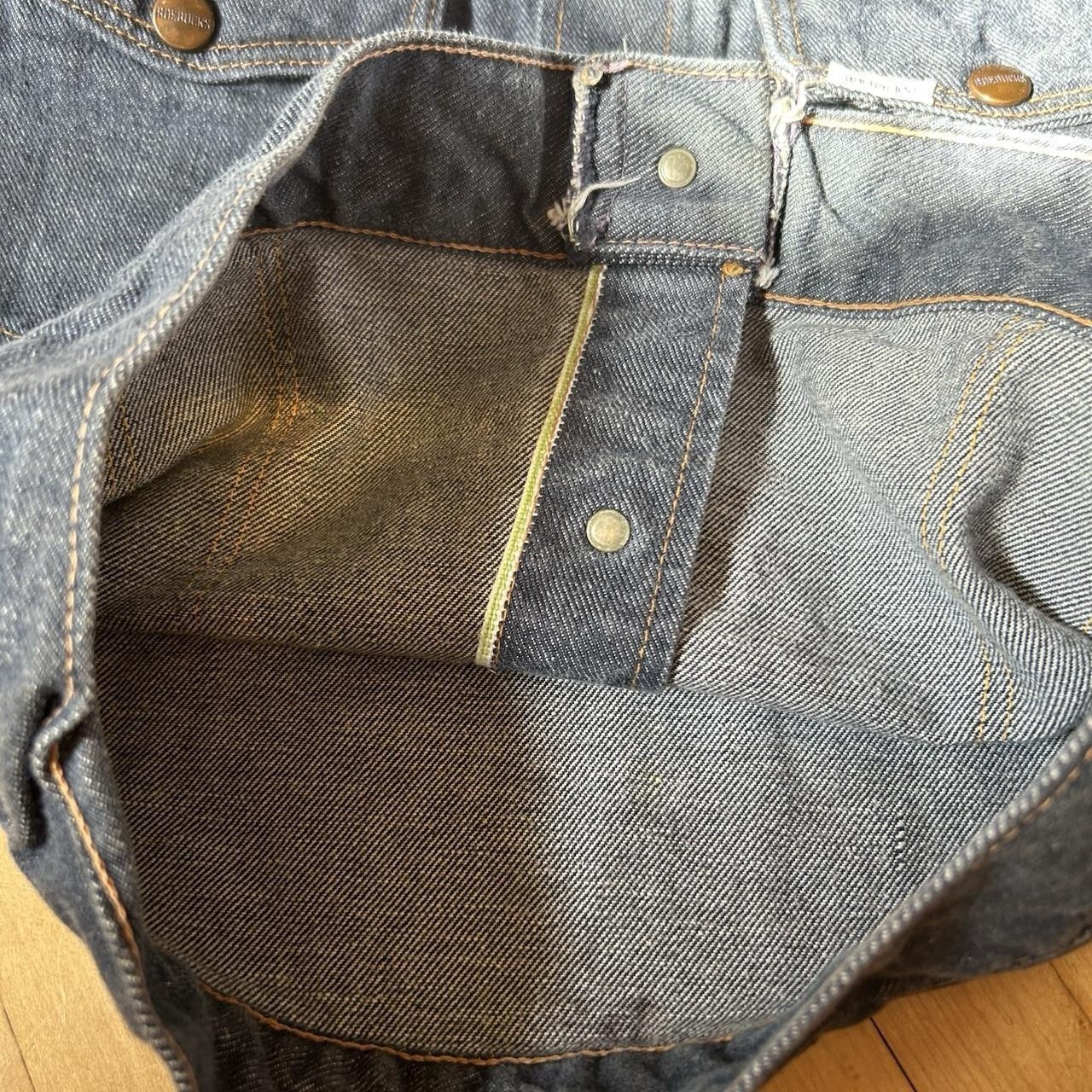 True Vintage 1960’s Sears Rowbucks Selvedge Denim Trucker Jacket Type 1 Size S