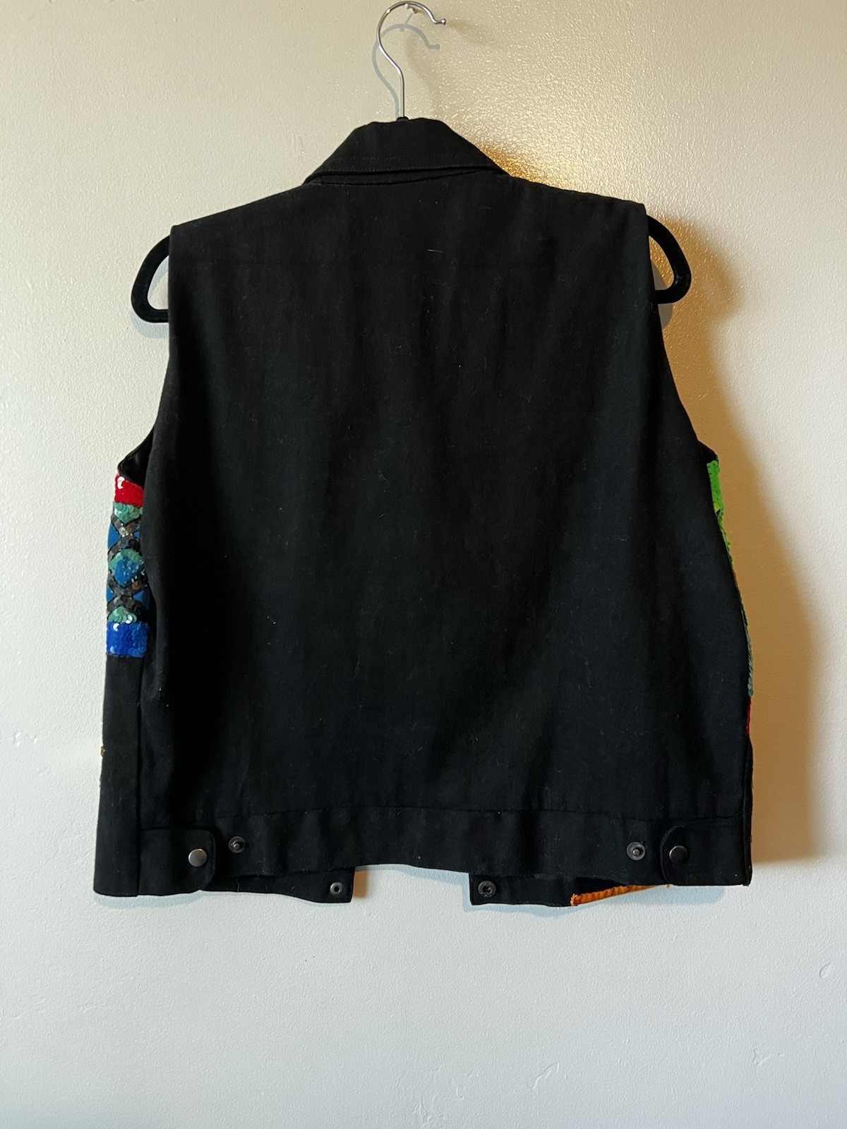Rare Vintage y2k 80’s 70’s Collectible Golf themed vest with sequins