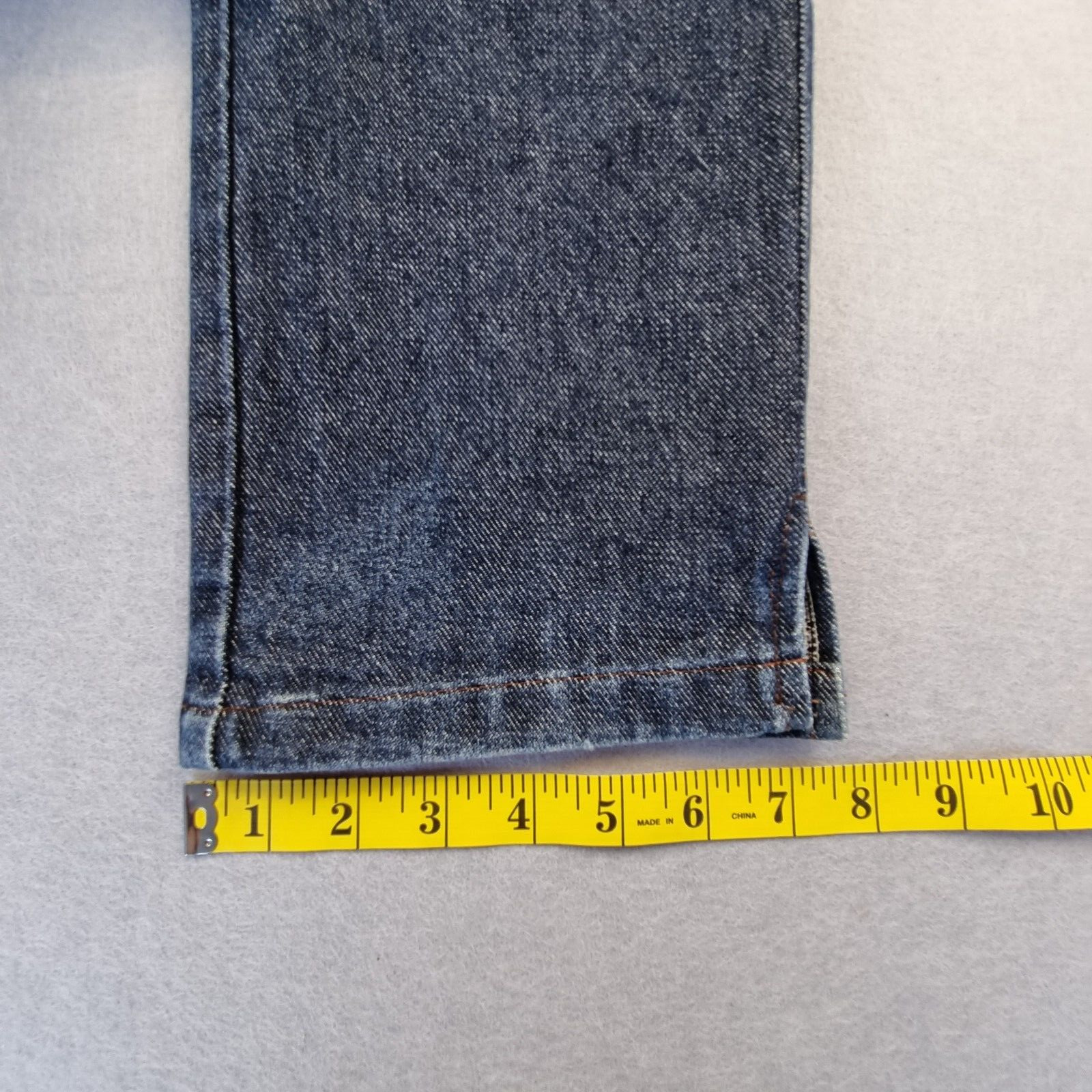 VINTAGE High Rise Blue Denim Jeans sZ 28″ Tall Girls Jeans Baggy Tapered leg