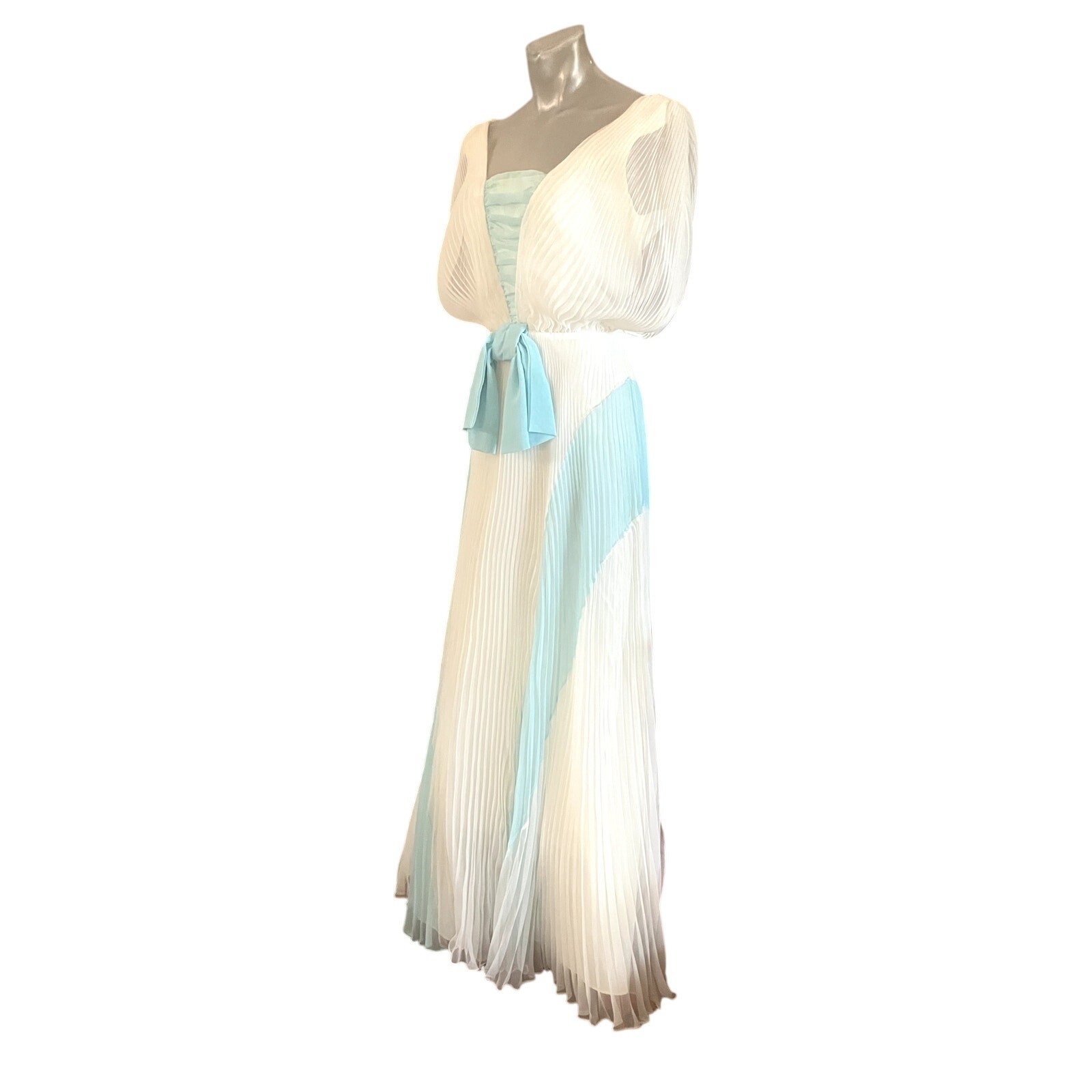 VINTAGE 50s-60s Lilli Diamond of California Gown Dress Small S REGENCY FAIRY