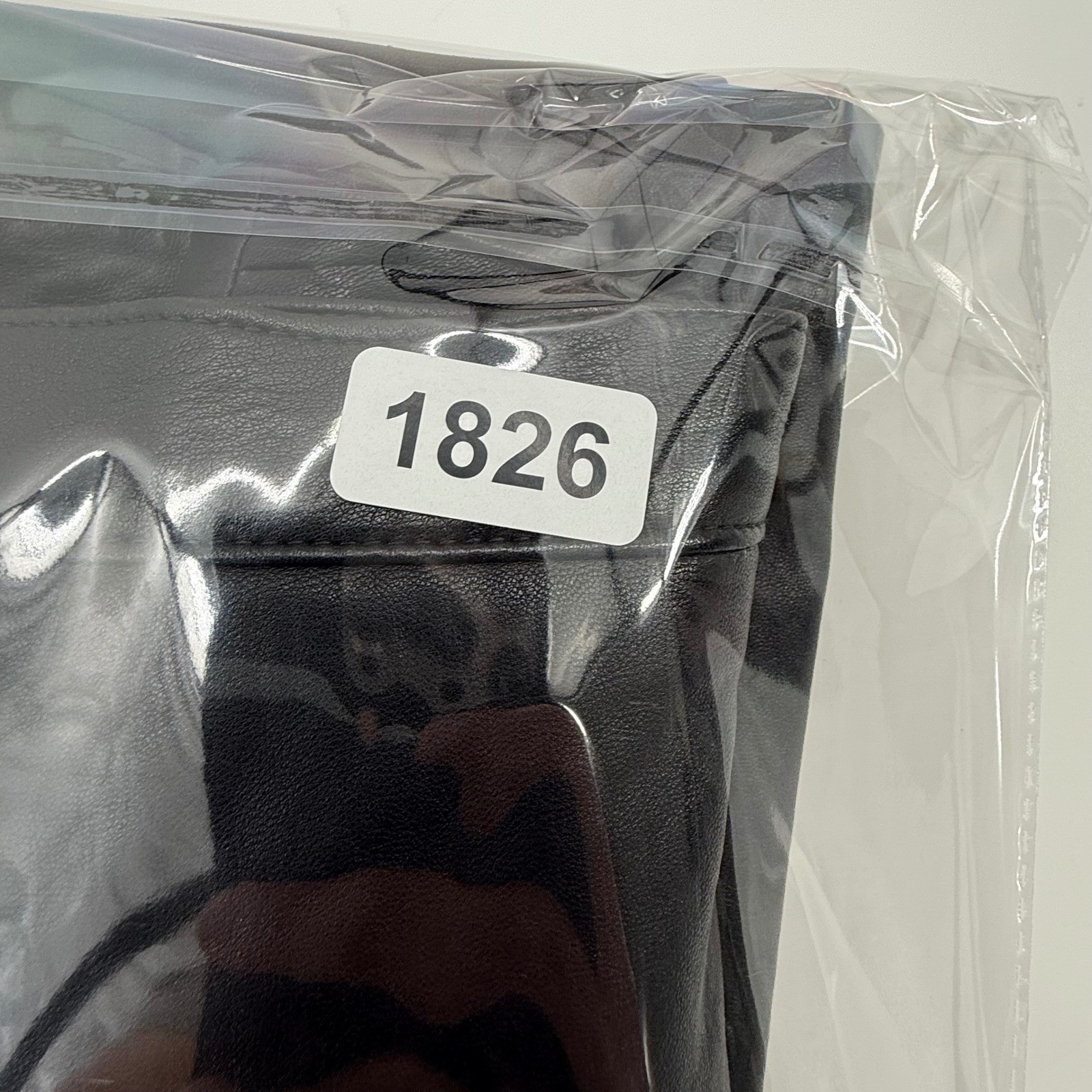 Vintage MAXIMA for Neiman Marcus Black Leather Pencil Skirt Size 14 Fits 30×23