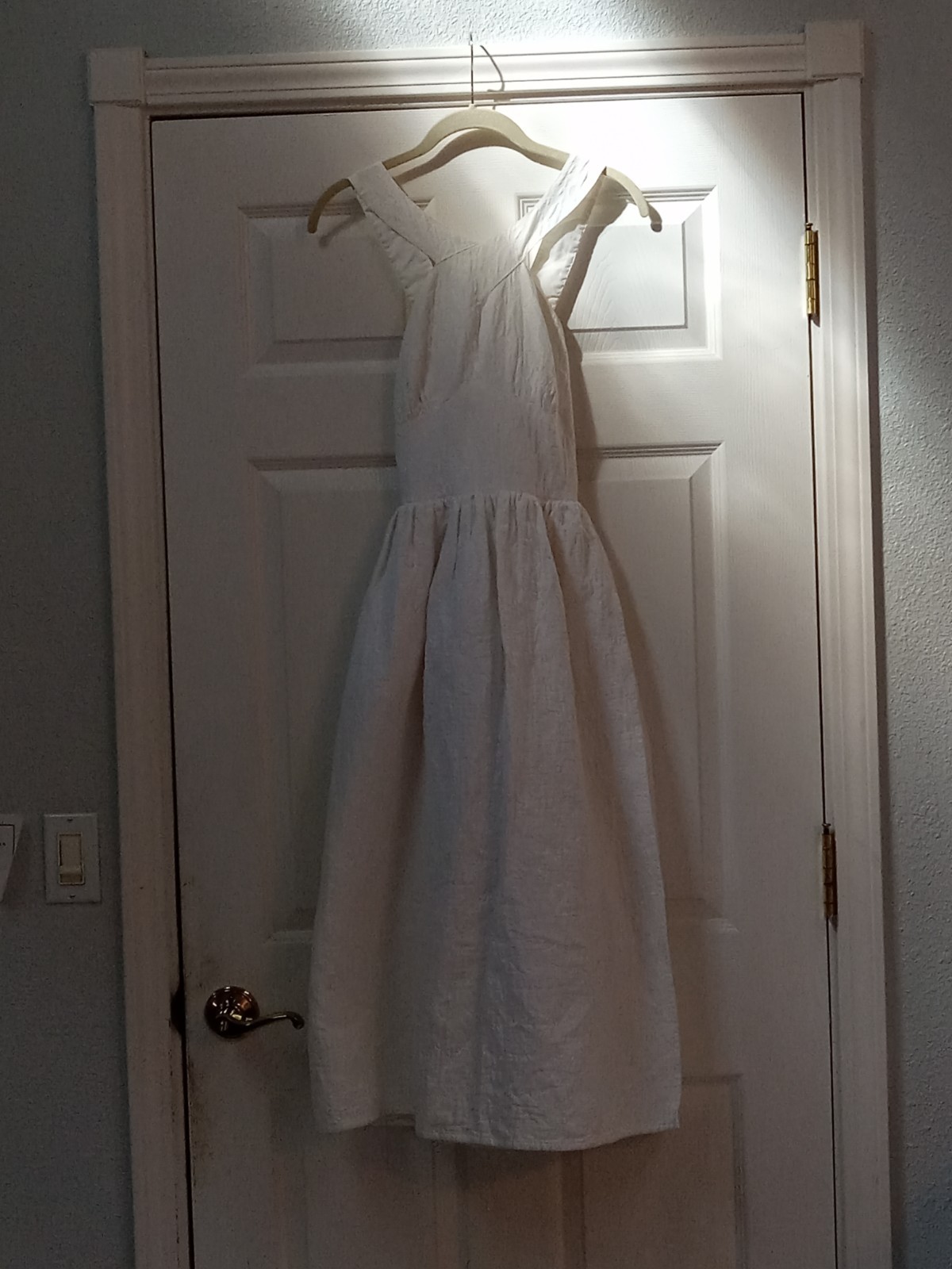 VTG Sonia Rykiel White Cotton Elegant Dress Excellent Condition
