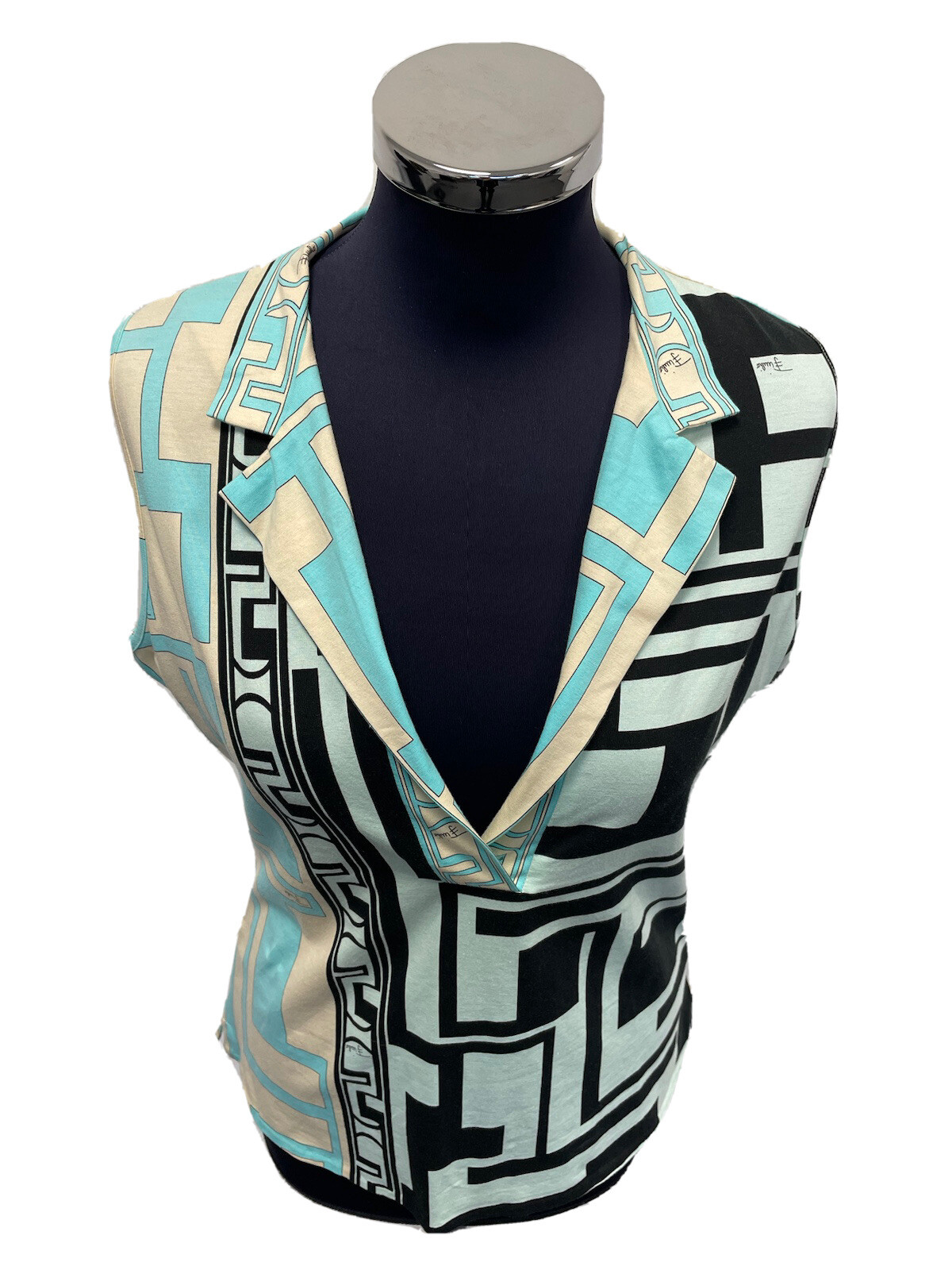 EMILIO PUCCI SHIRT TOP WOMEN SHIRT SHIRT VINTAGE JHA293