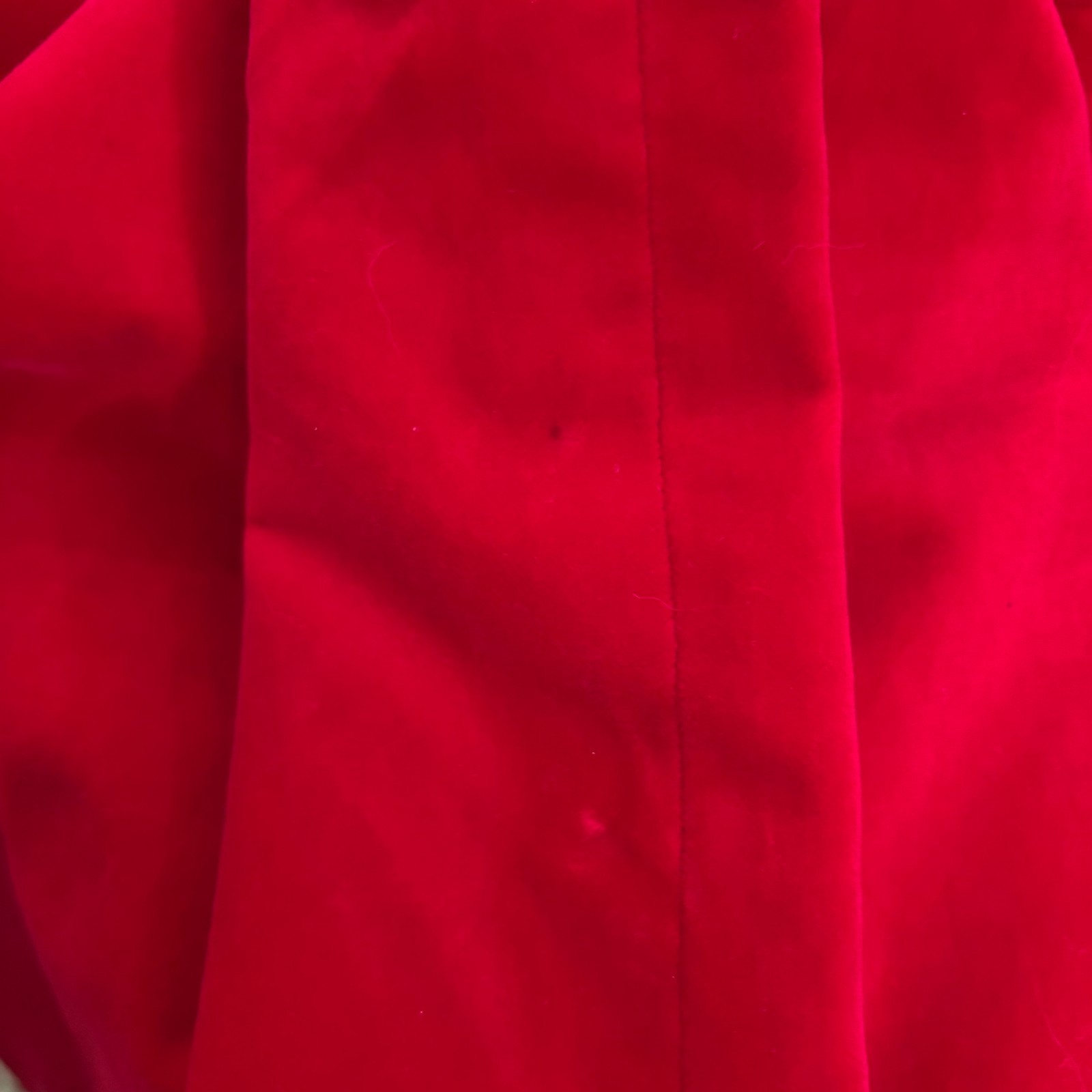 Vintage 1950s 1960s Red Velveteen Curvy Sheath Dress S