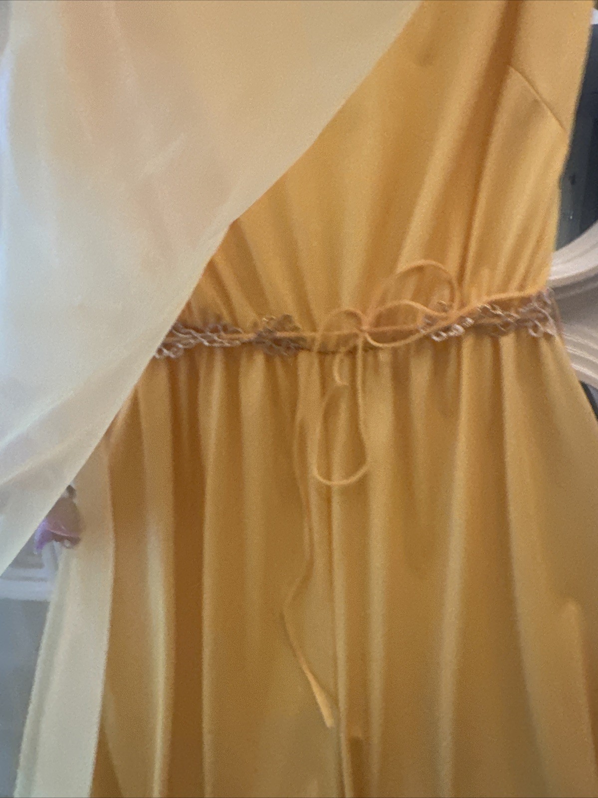 Glydons Hollywood 50s Apricot One Piece Harem Pants & Overlay Lounging Outfit M