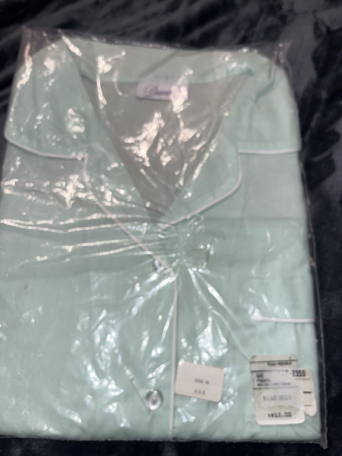 NEW Vintage Dreamaway Mint Nightgown Night Shirt Plus Size 44 Cotton Poly Blend