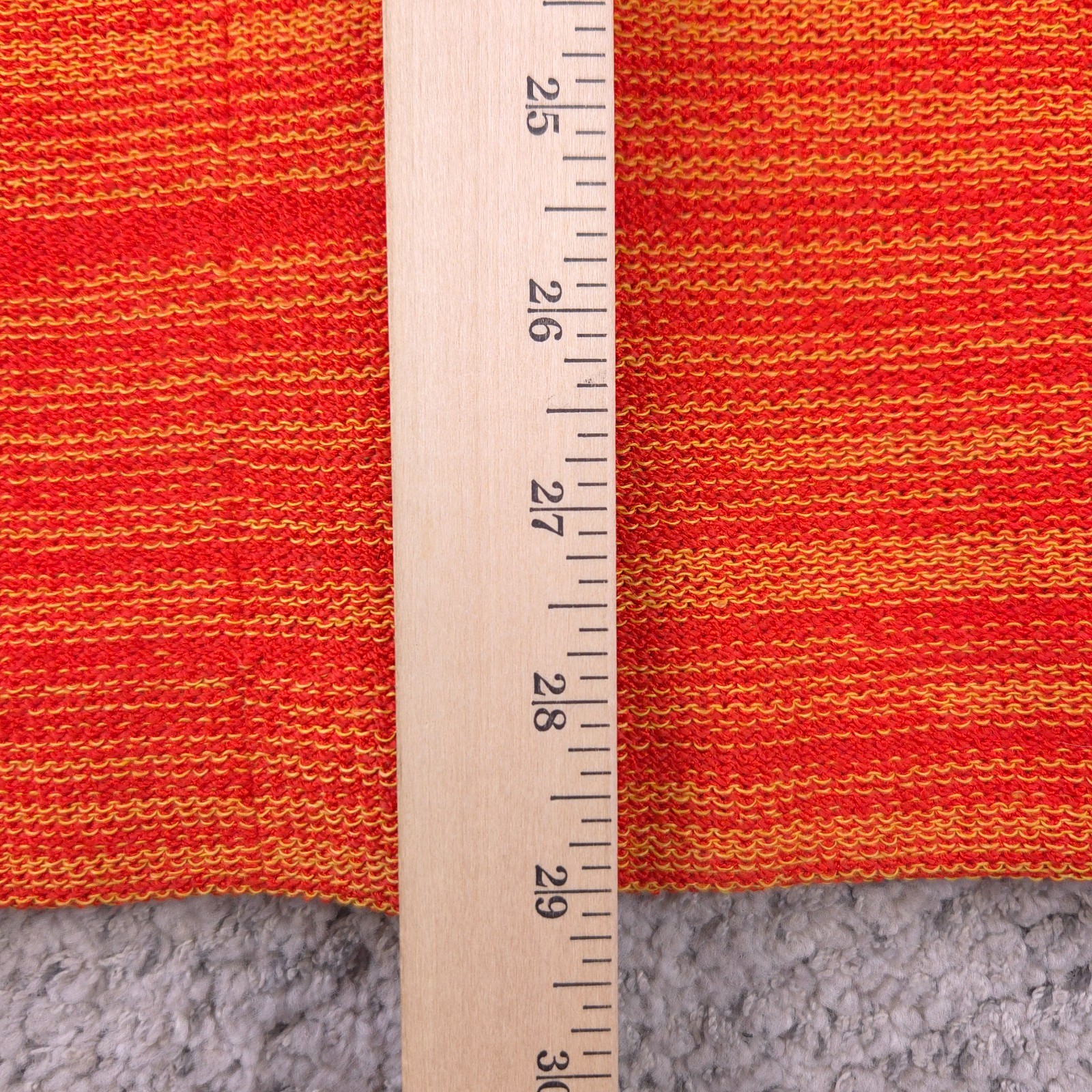 VTG Steve Fabrikant Bergdorf Goodman Jacket Size S M Petite Knit Orange Wool GUC