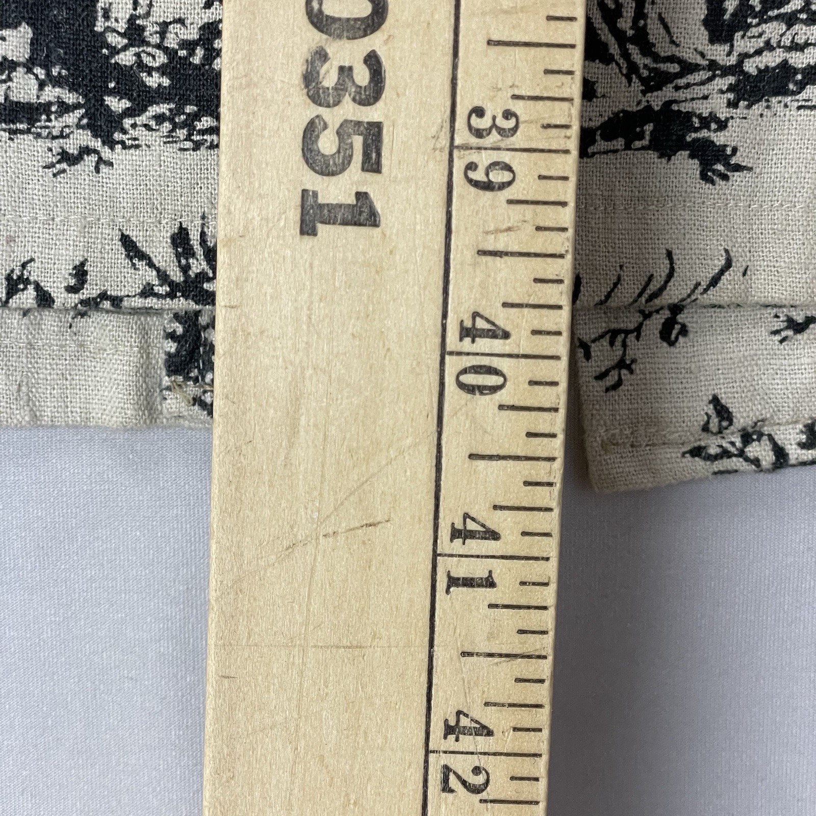 Vintage David Meister Linen Blend Sheath Midi Dress XL Black Cream Toile Print