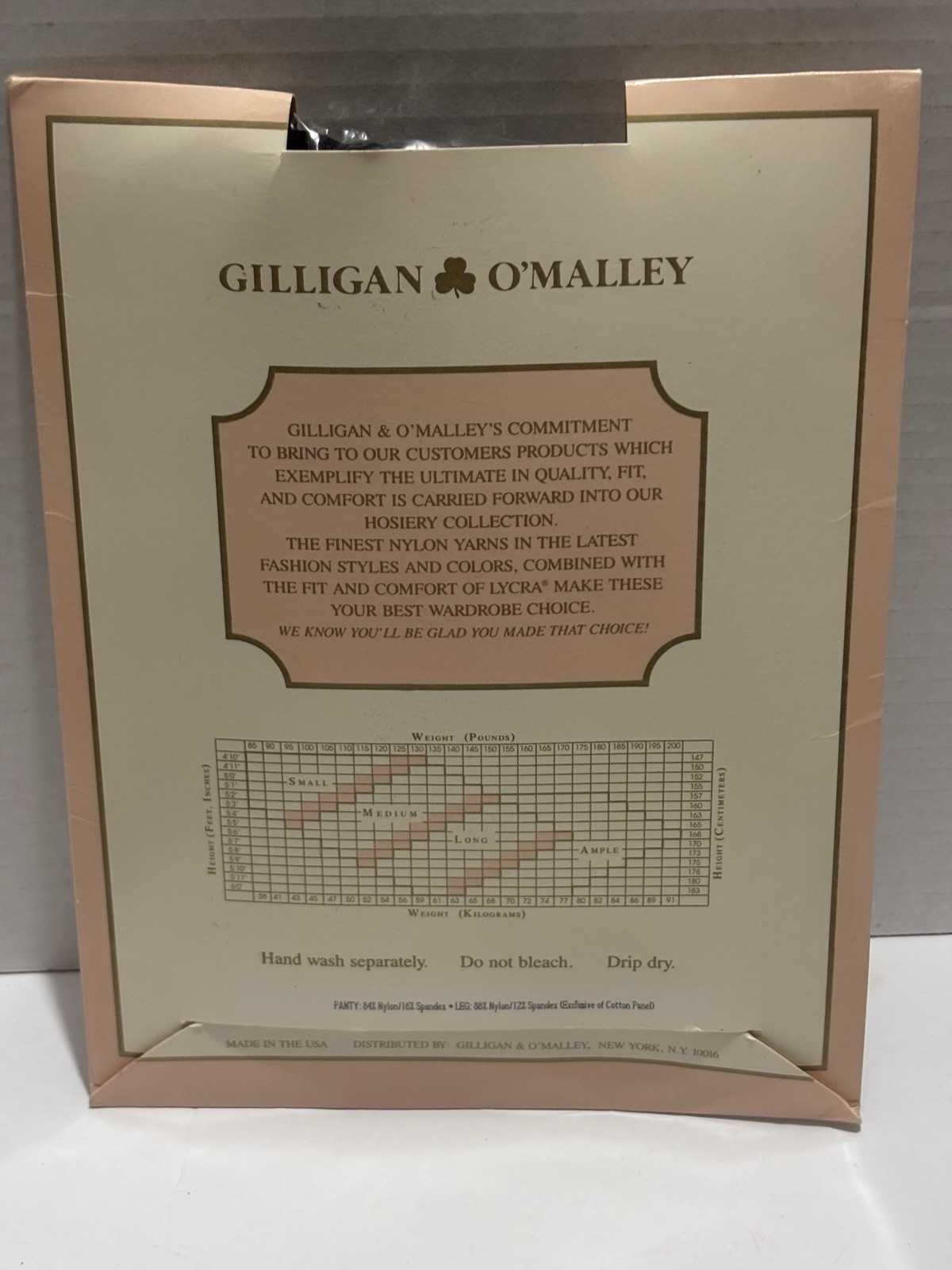 Lot 3 Vintage Vassarette, Heiress & Gilligan O’Malley Pantyhose 2 Navy, 1 Tan.