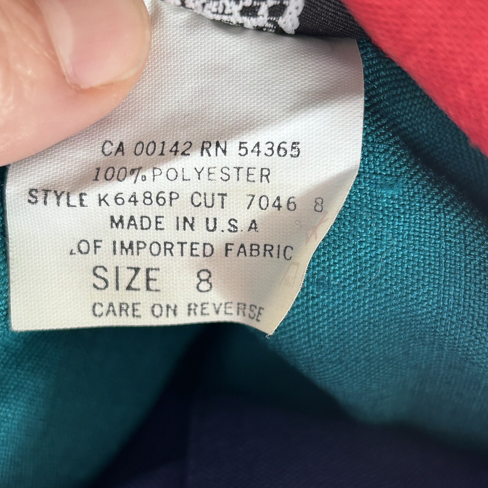 Vintage 80’s Tan Jay Oui Petites Div Of NYGARD Jacket Colorblocked Polyester Sz8
