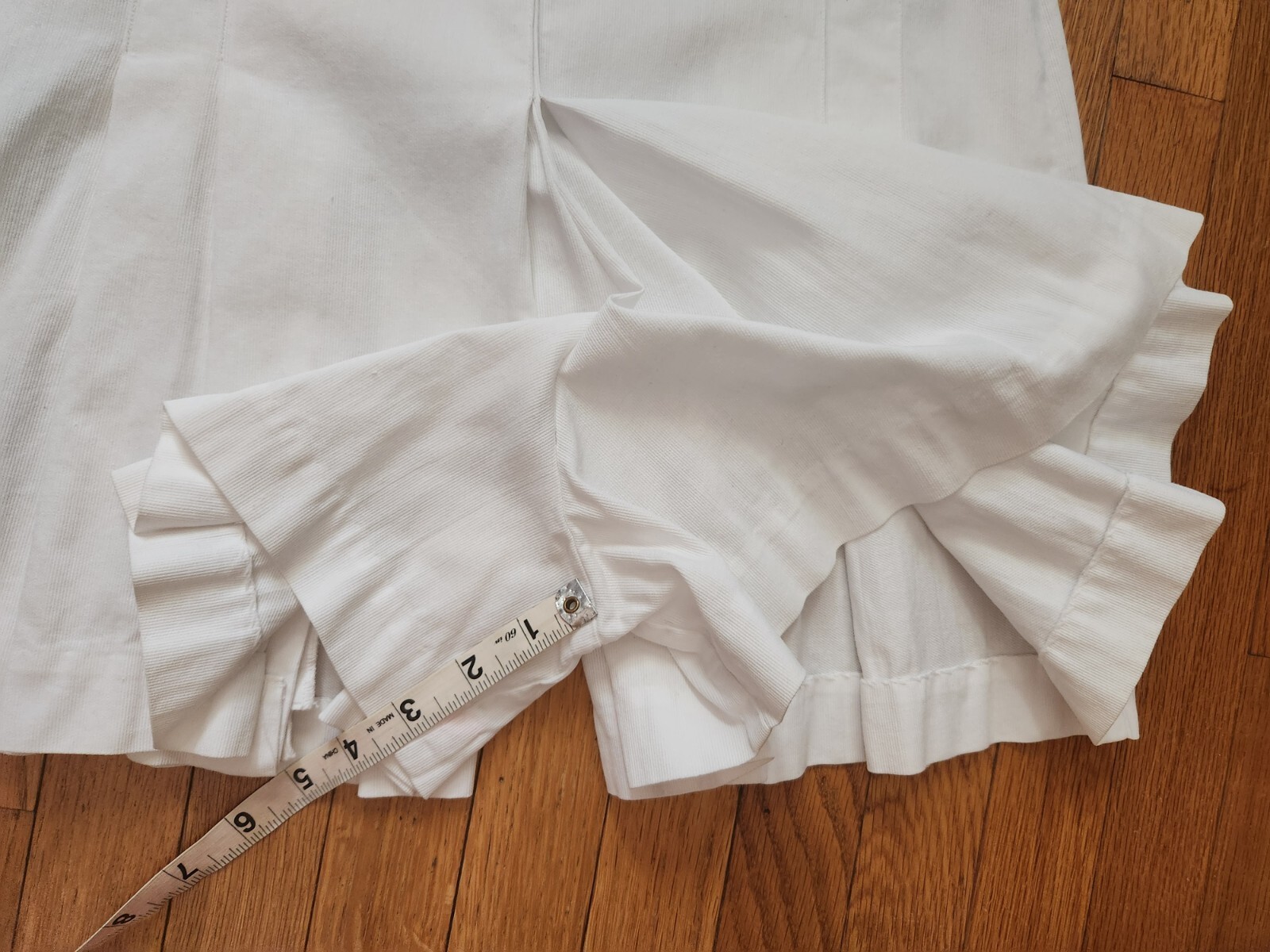 Vintage 1930s Playsuit White Cotton Jumpsuit Romper Beach 30s F.B. Horgan
