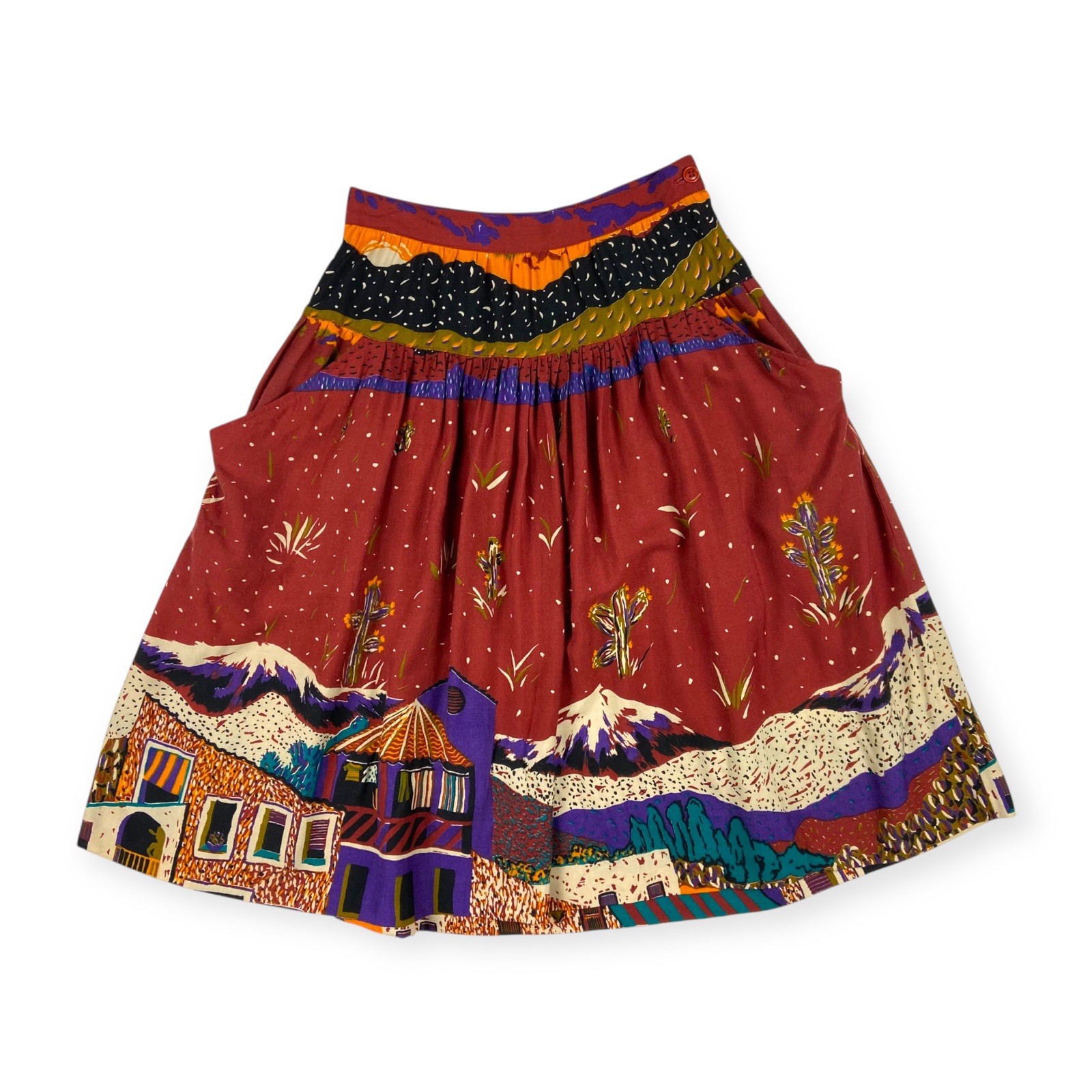 Women’s Vintage Aztec Southwest A-Line Skirt