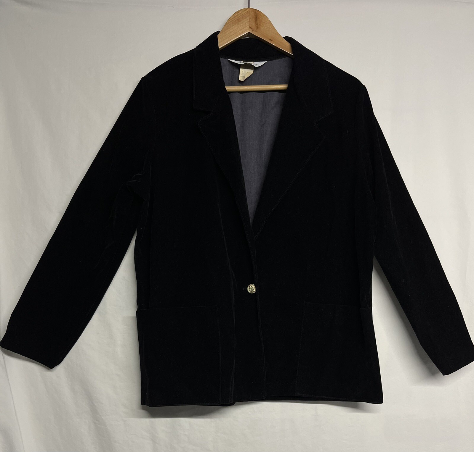 70s Vintage Lady Blair Black Jacket Size 14
