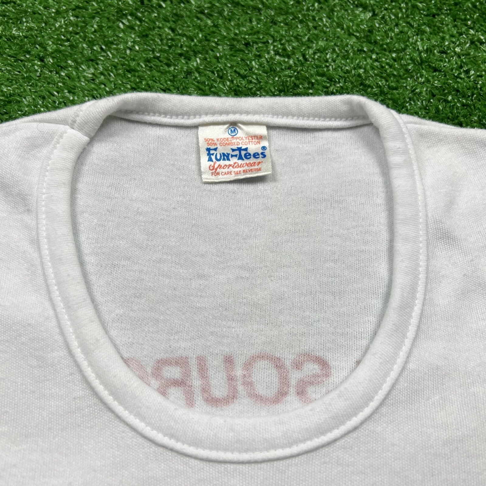 Vintage 70’s Fun Tees 1934 Ford Car T-Shirt White Size Medium USA
