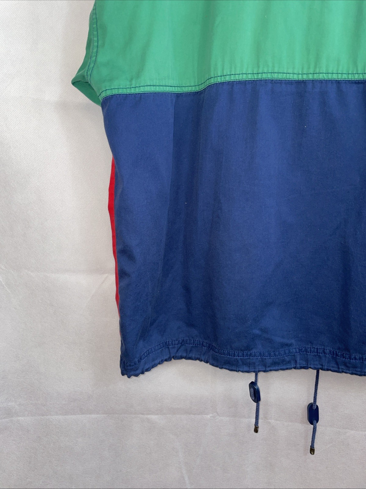 Vintage Susan Bristol Jacket Color Block Hooded Teacher 90s Primary Size XL