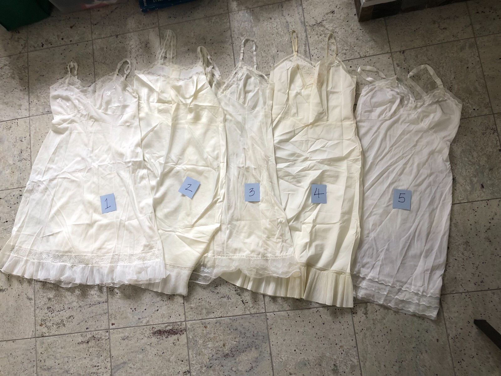 Vintage 50s 60s Full slips Lingerie zip adjustable-take your pick 1-5
