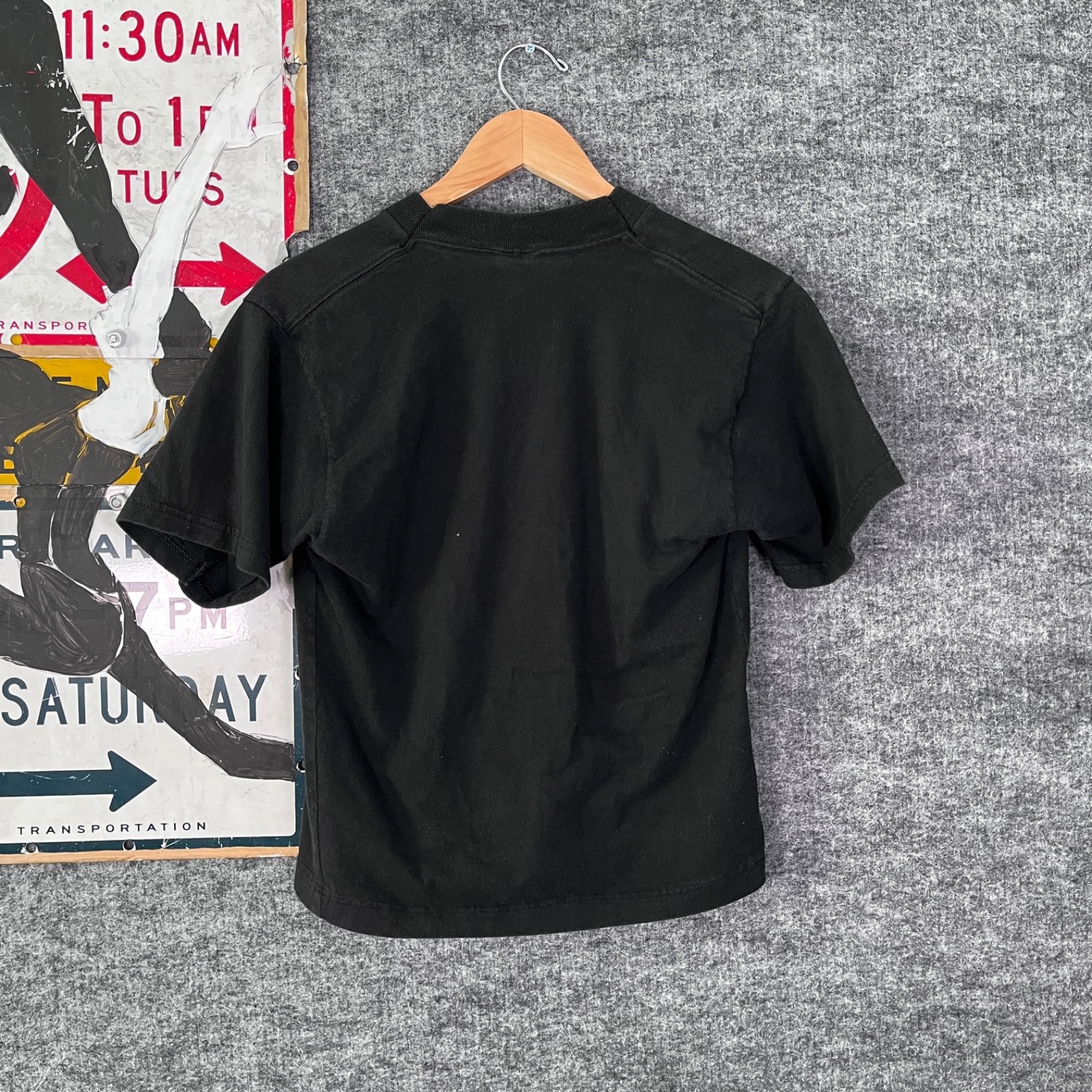 Vintage Black T Shirt Womens XSmall New Hampshire Eagle True USA Live Free 90s