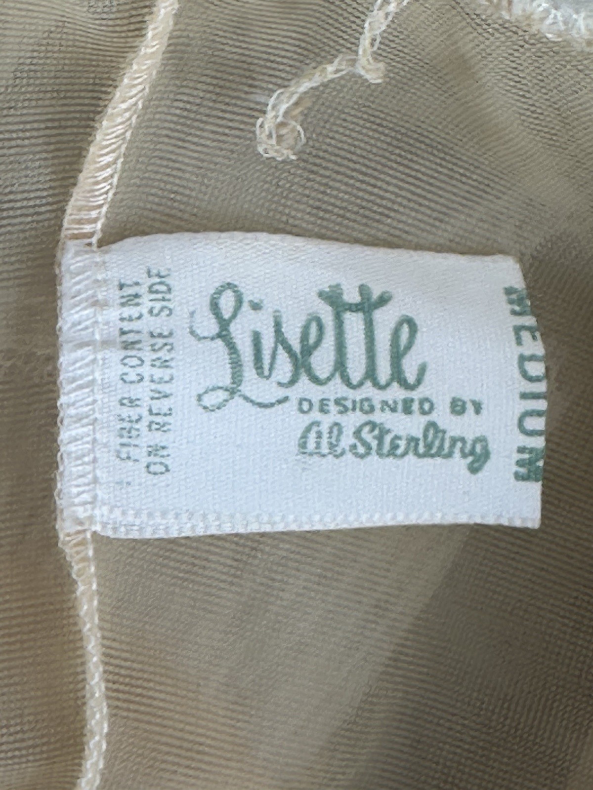 Vintage Lisette Designed by Al Sterling Nightgown Women’s Size Medium