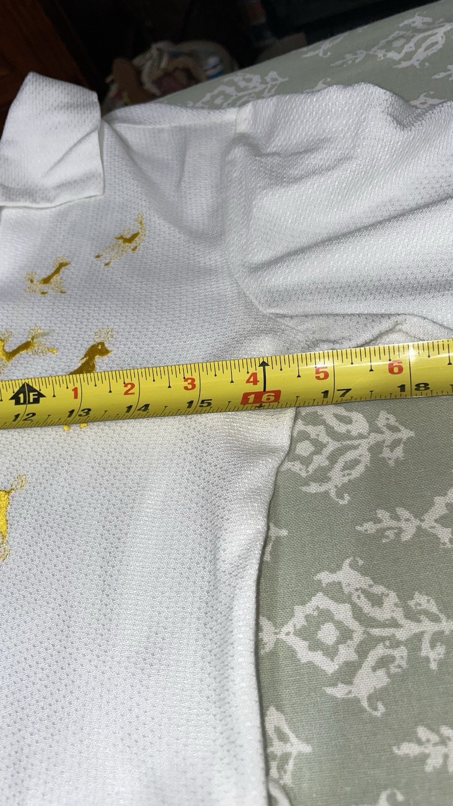 Vintage 40s 50s White Cotton RAYON Dress Embroidered Poodles 32″ Bust 32” WAIST